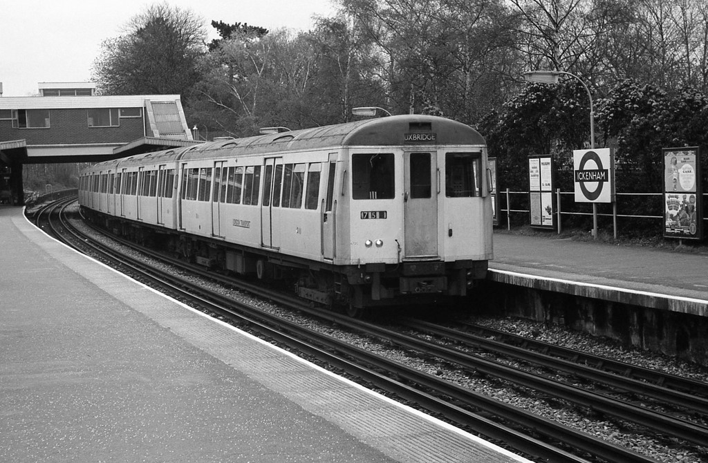 Old Underground Rolling Stock At Ickenham
