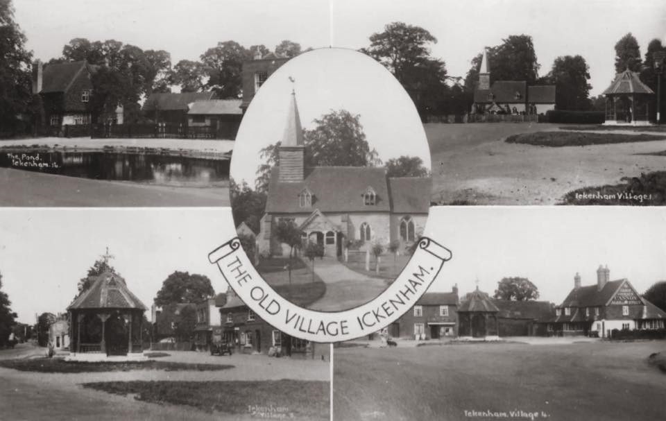 The Old Village Ickenham Postcard