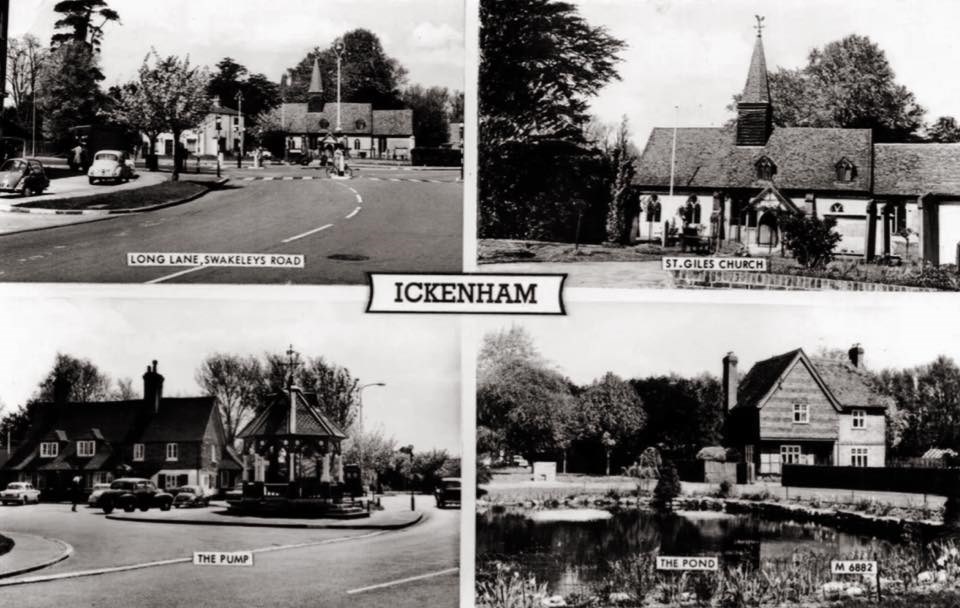 Ickenham MultiView Postcard