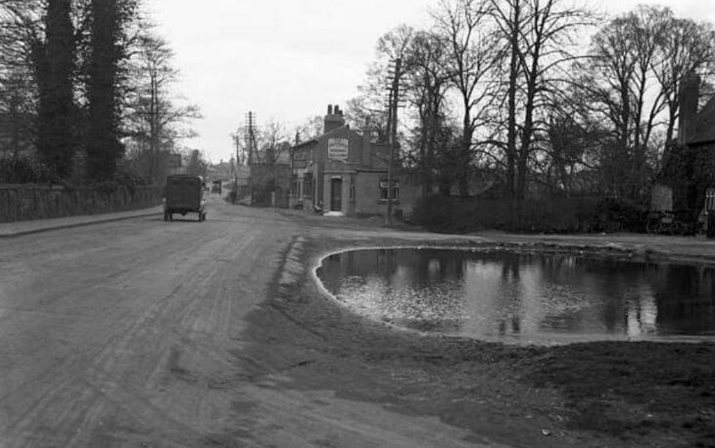 Early Picture Of The Pond At Ickenham