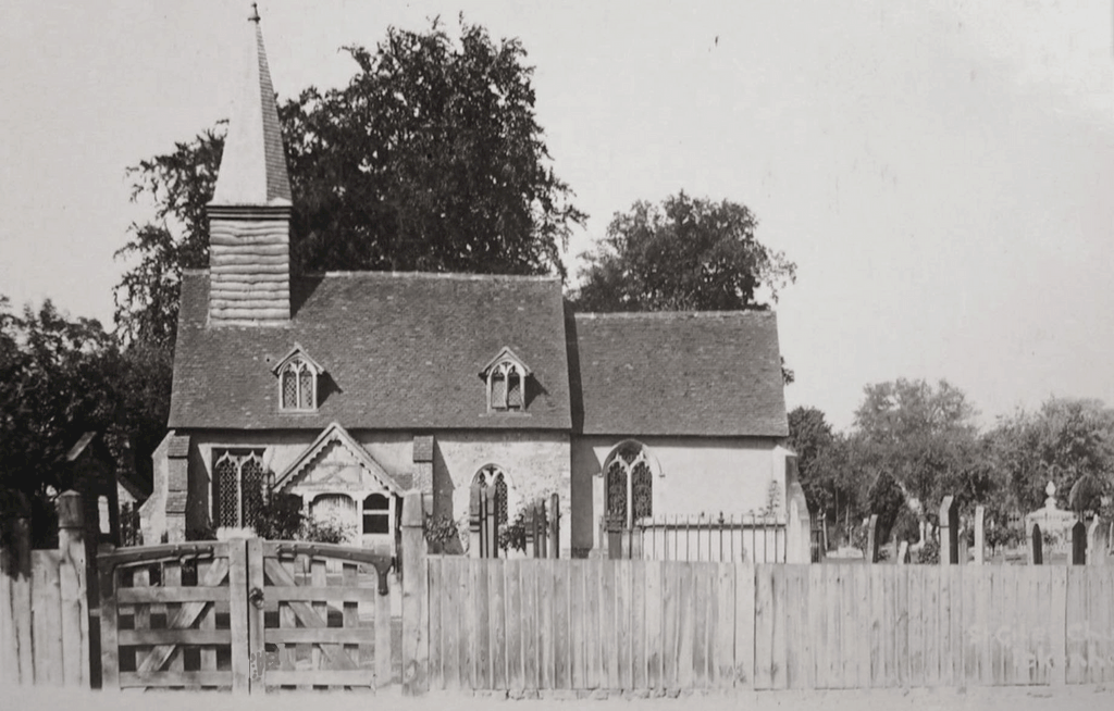 St Giles' Ickenham before the extension was added