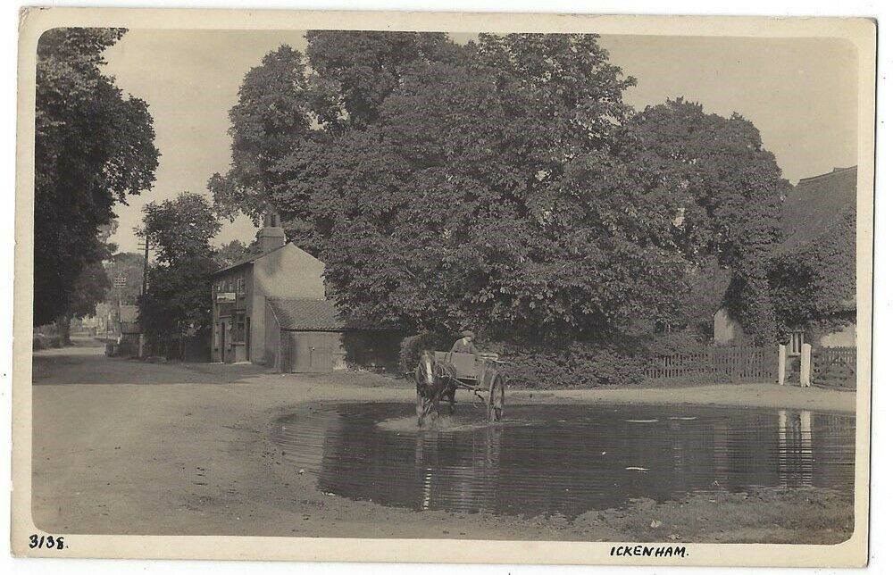 Horse And Cart In The Pond At IckenhamHorse And Cart In The Pond At Ickenham