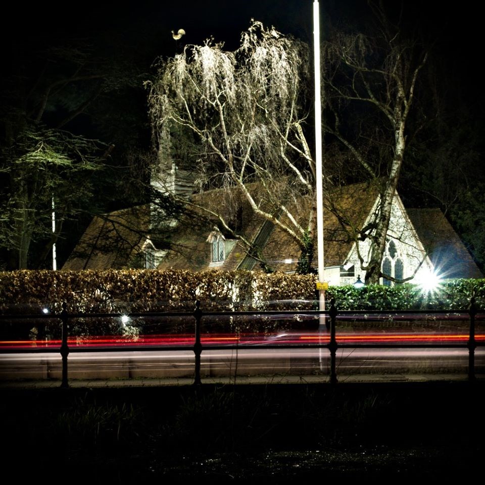 St Giles' Church In Ickenham At Night 