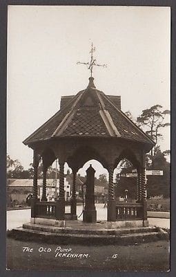 Ickenham Pump Postcard