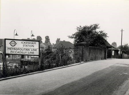 Ickenham Station Postcard