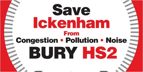 HS2 through Ickenham
