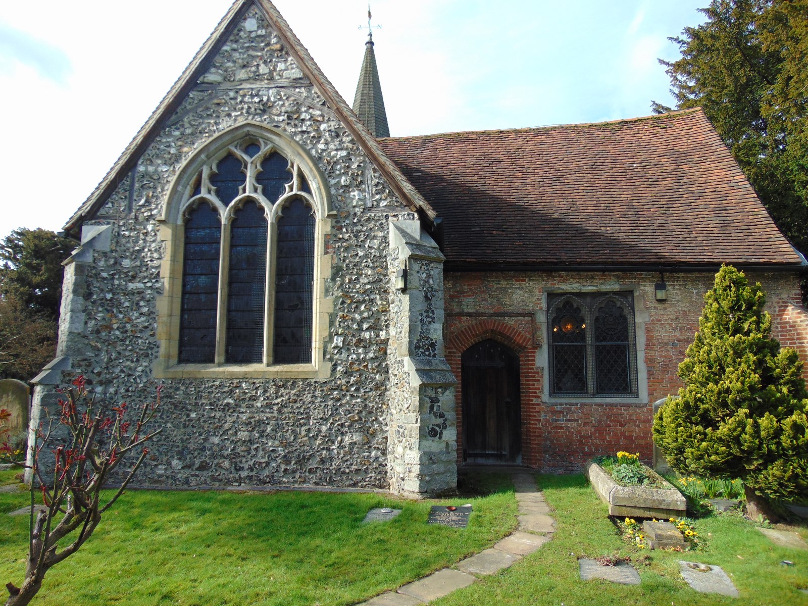 Side View St Giles' Church Ickenham